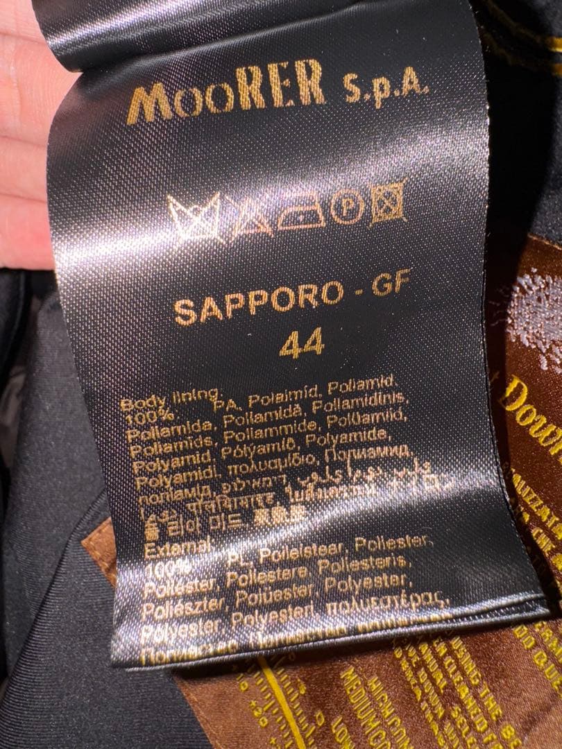 MooRER SAPPORO ブラック 44