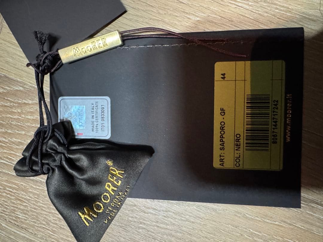 MooRER SAPPORO ブラック 44