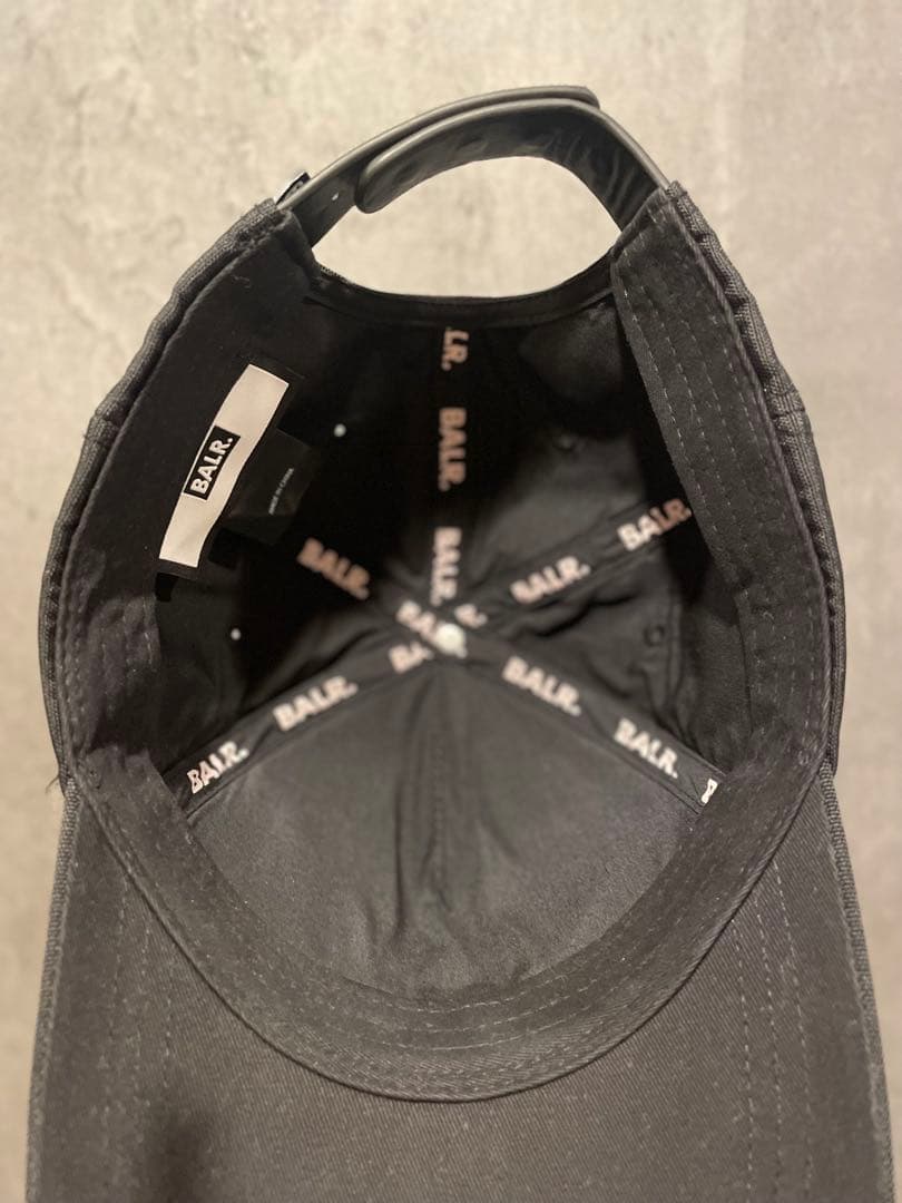ヒデさん専用　BALR. メタルロゴ　ブラック キャップ