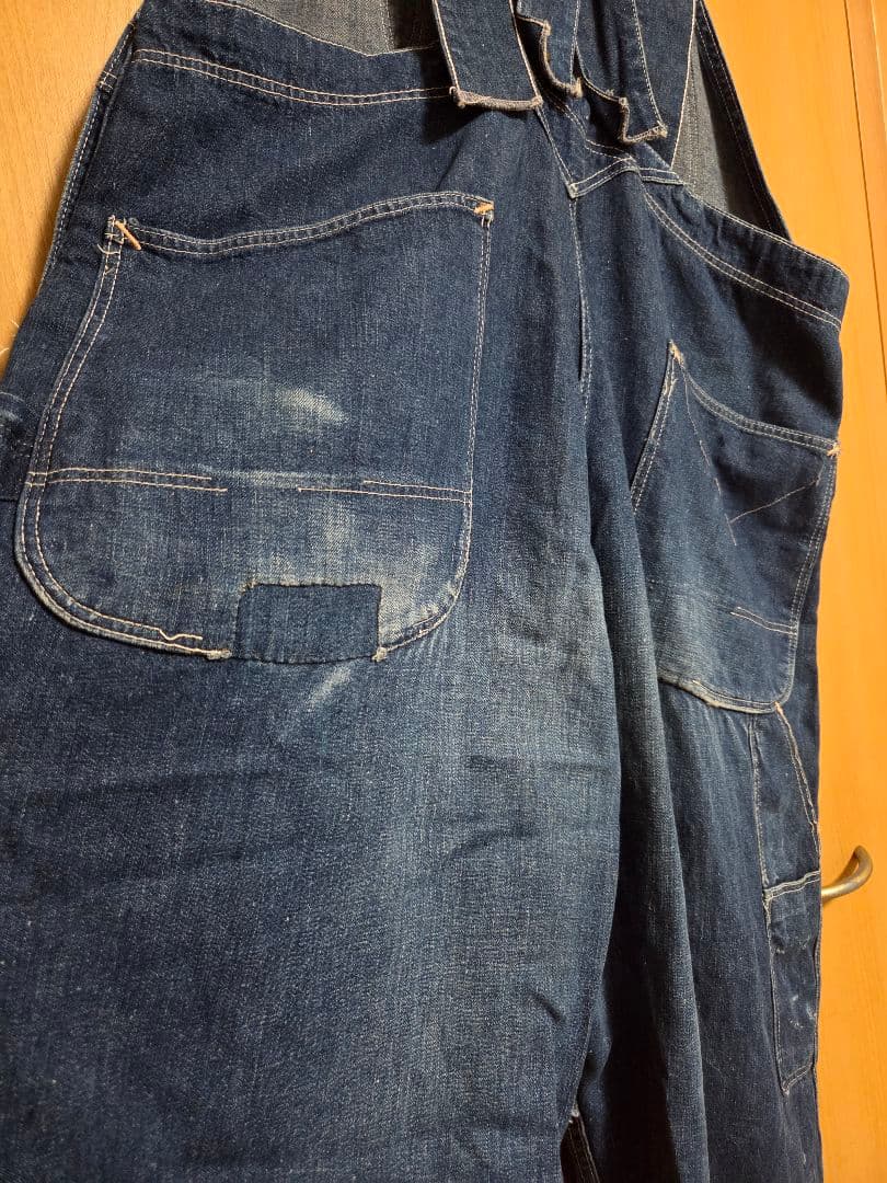 40s 50s 盾タグ BIG MAC デニムオーバーオール ヴィンテージ