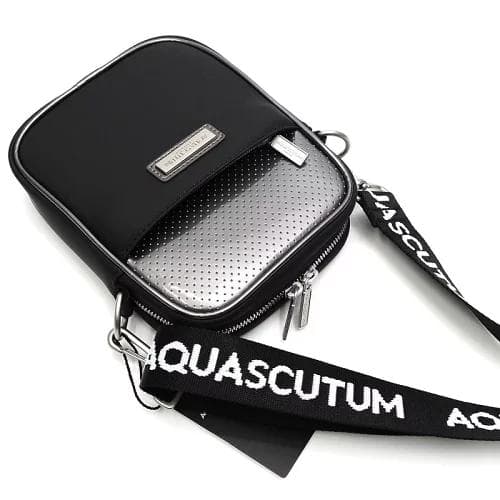 L04275 新品 Aquascutum ゴルフ サコッシュ ブラック