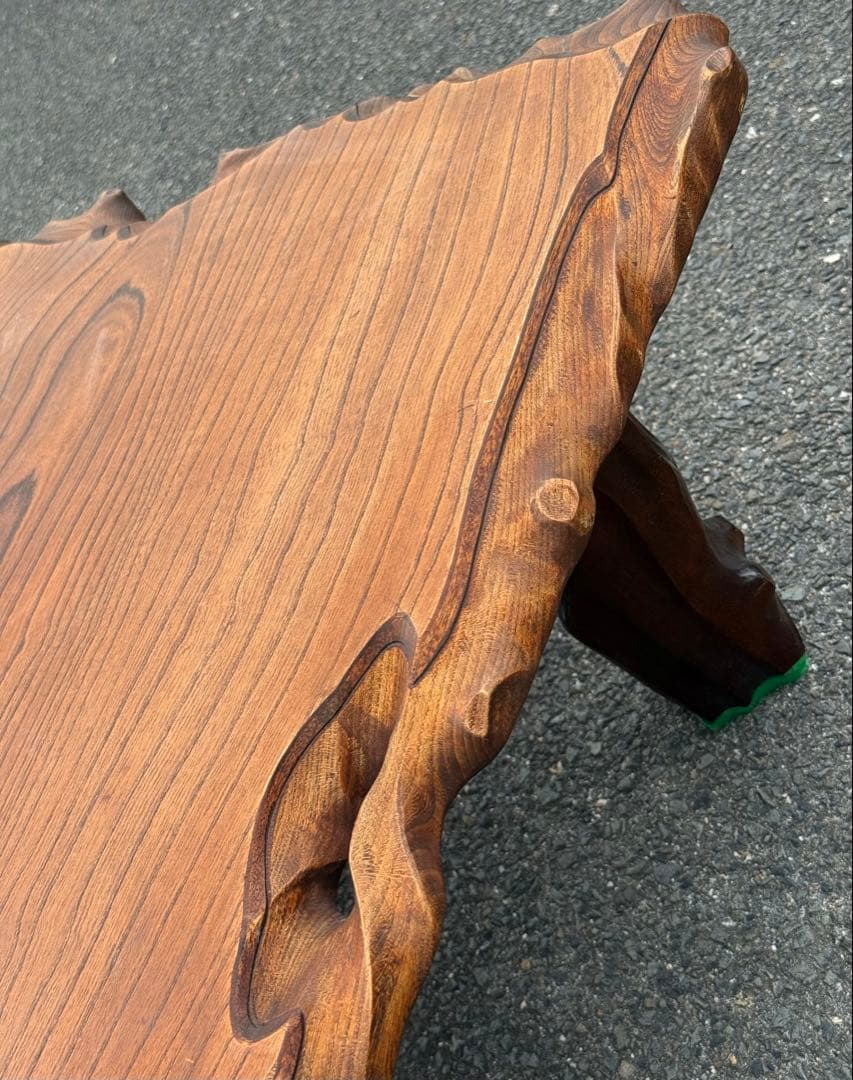 送料込み♪ 高級 木製 ローテブル 座卓 ナチュラル