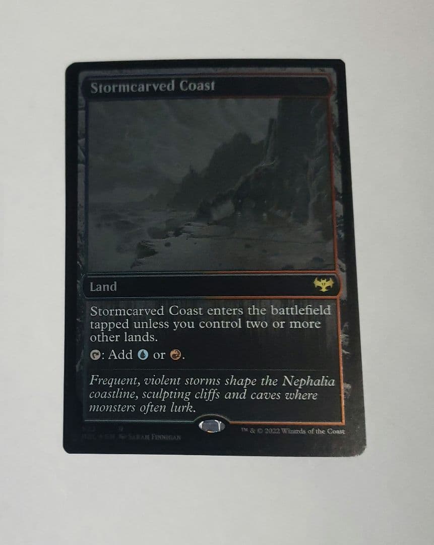 MTG　嵐削りの海岸　銀幕FOIL　DBL　3枚セット