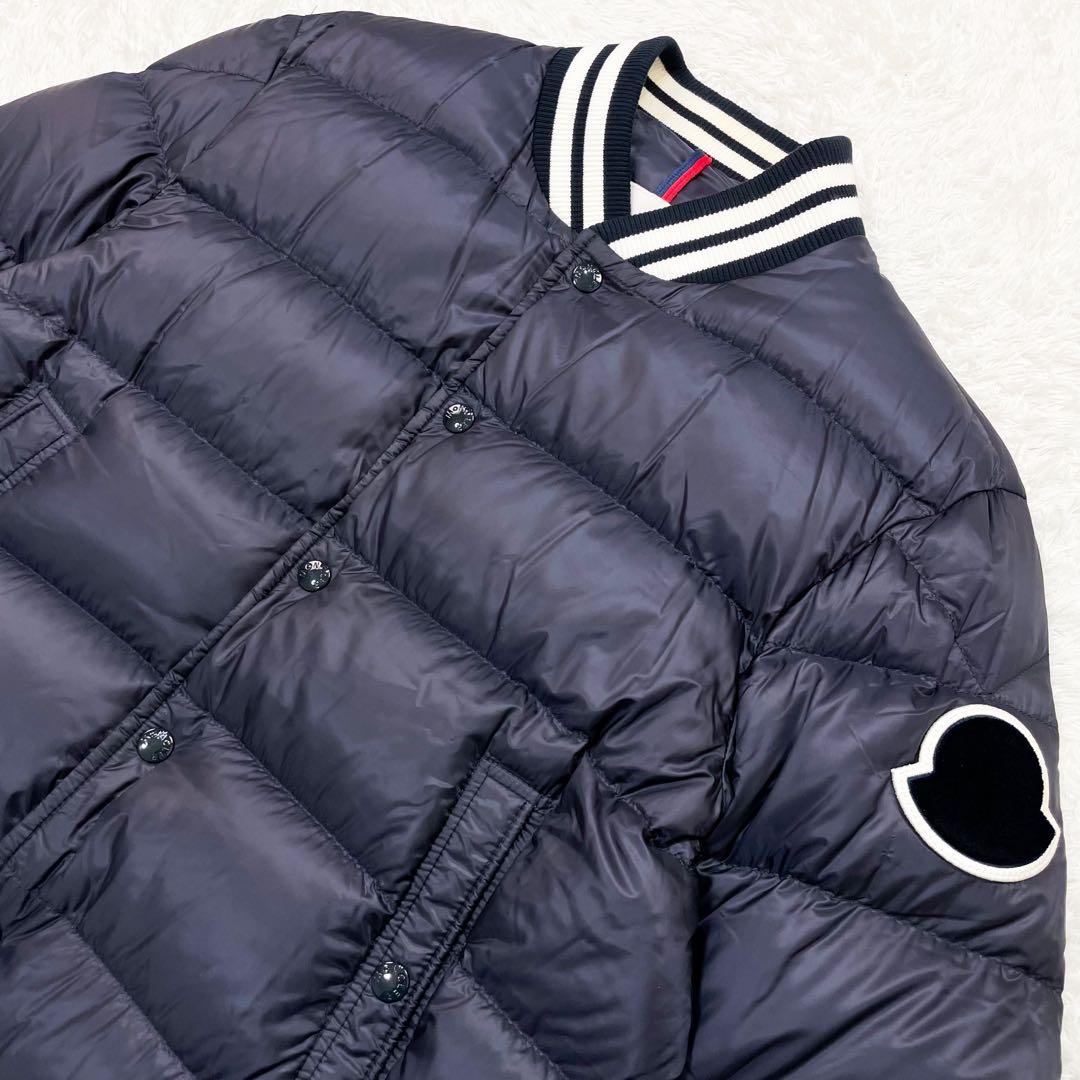 極美品 MONCLER モンクレール バーフォーテン ダウンジャケット ネイビー