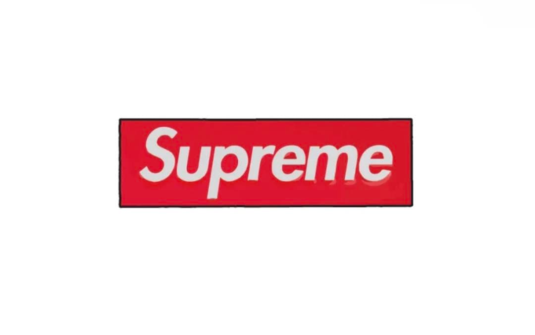 Supreme ロゴステッカー レッド