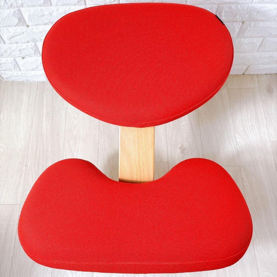 バランスラボ バランスチェア バランスイージー レッド ショートフレーム 美品9