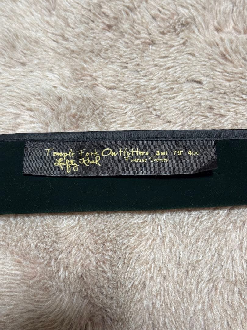 Temple Fork Outfittersフライロッド 3wt 7'9\"4pc