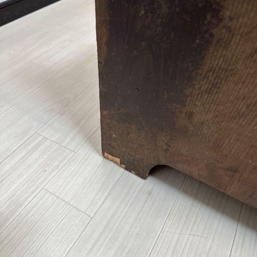 英国 アンティーク チャーチベンチ 木製 レザーシート 単鋲 iso※