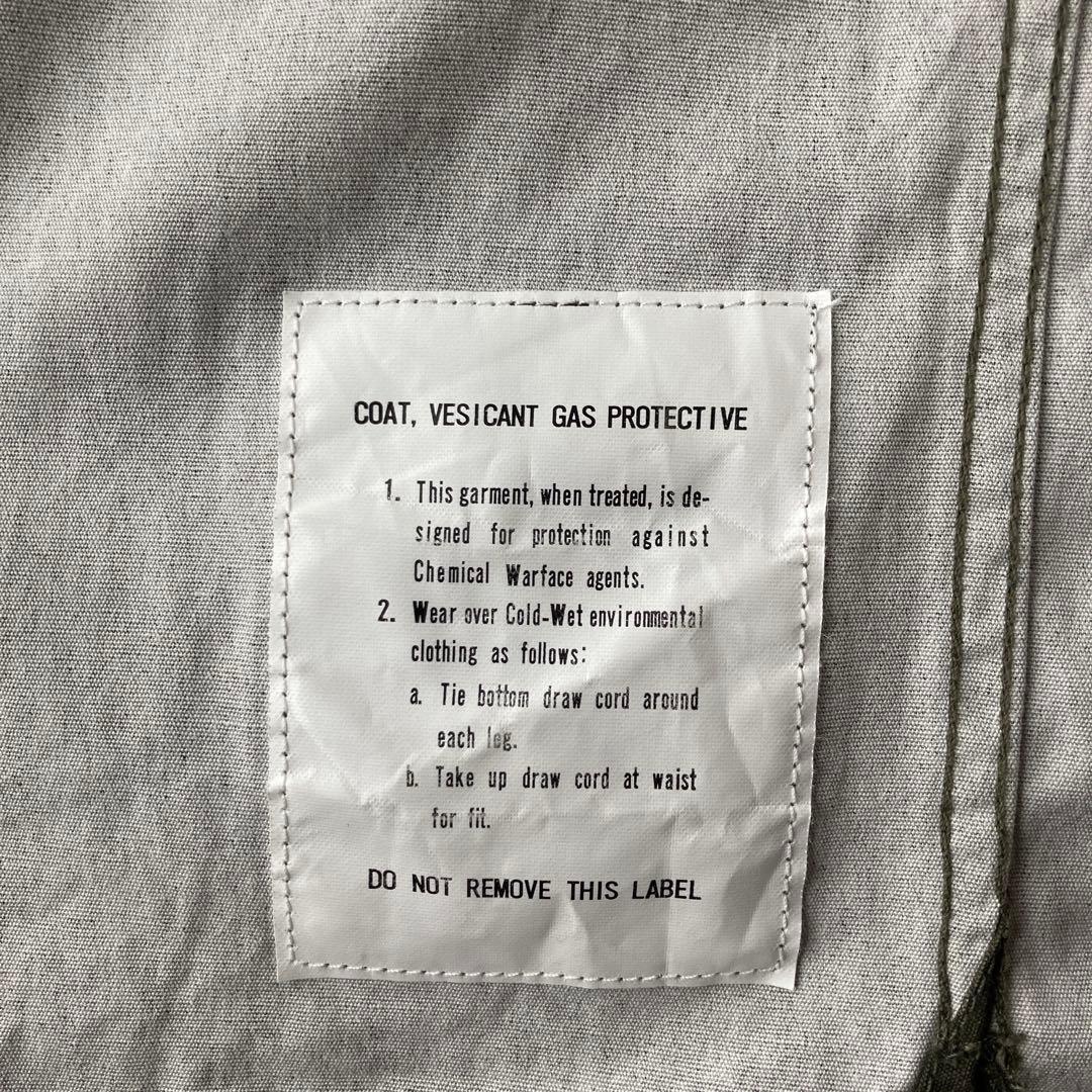 米軍 60’s U.S.ARMY ガスプロテクティブコート WAIPER.inc