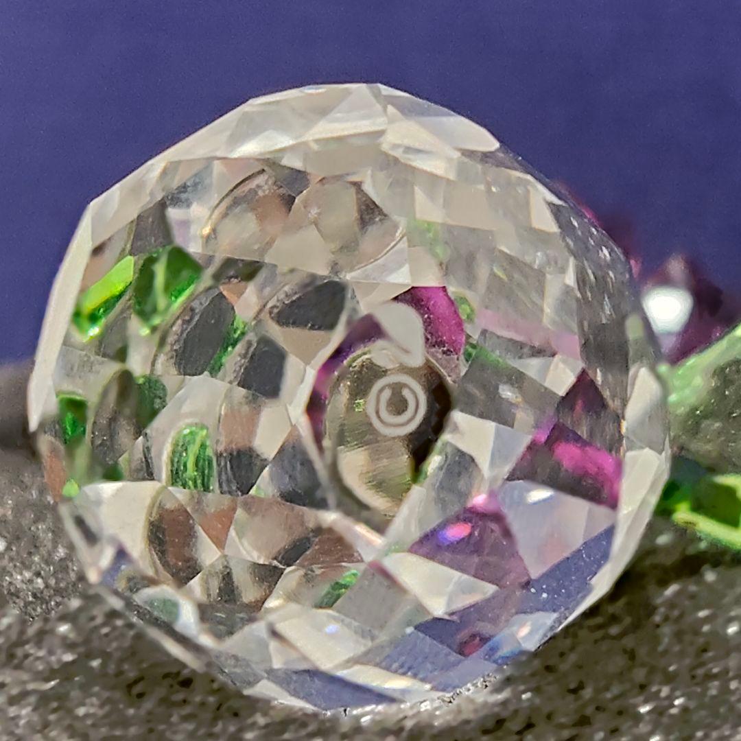 【美品】スワロフスキー 置物 フラワードリーム ガーベラ クリスタル 箱付 花