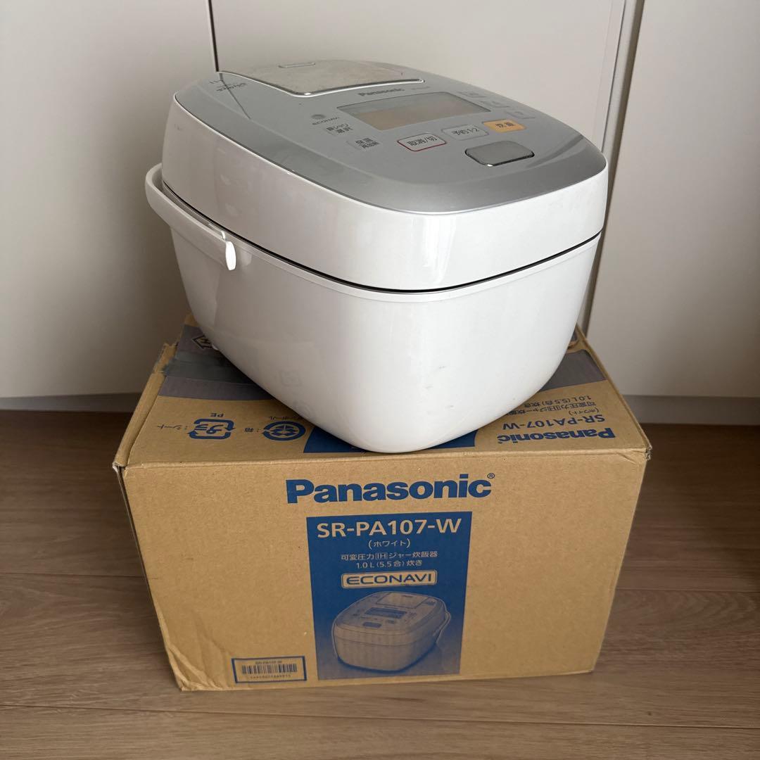 パナソニック　可変圧力IHジャー炊飯器 SR-PA107
