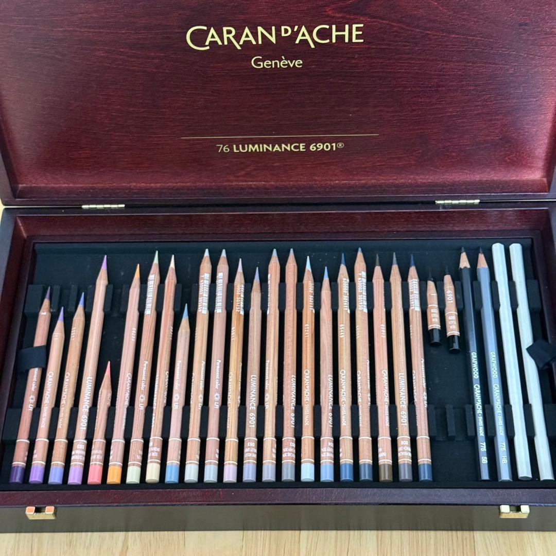 カランダッシュ ルミナンス6901 76色木箱セット
