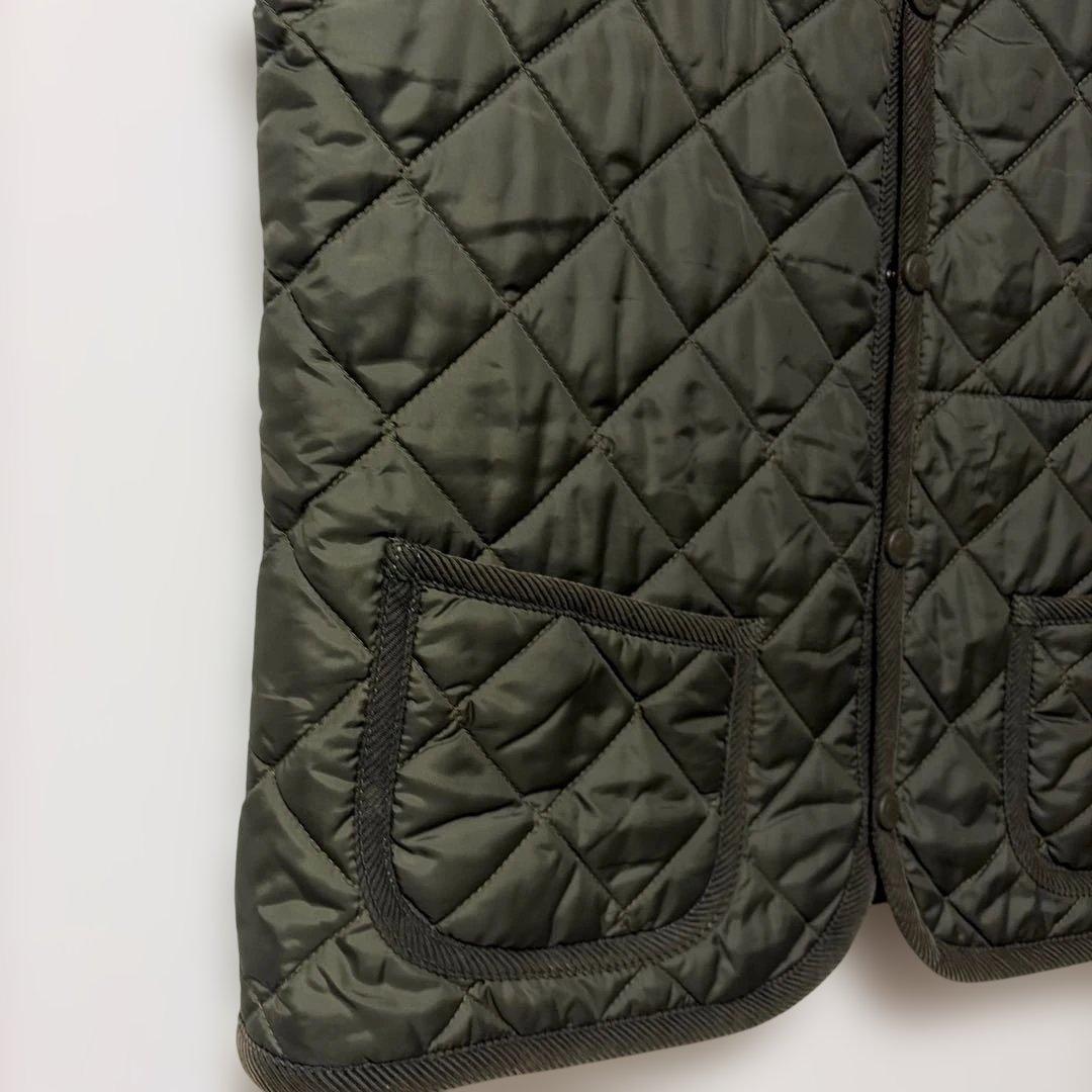 LAVENHAM ラベンハム キルティングベスト オリーブカラー 40