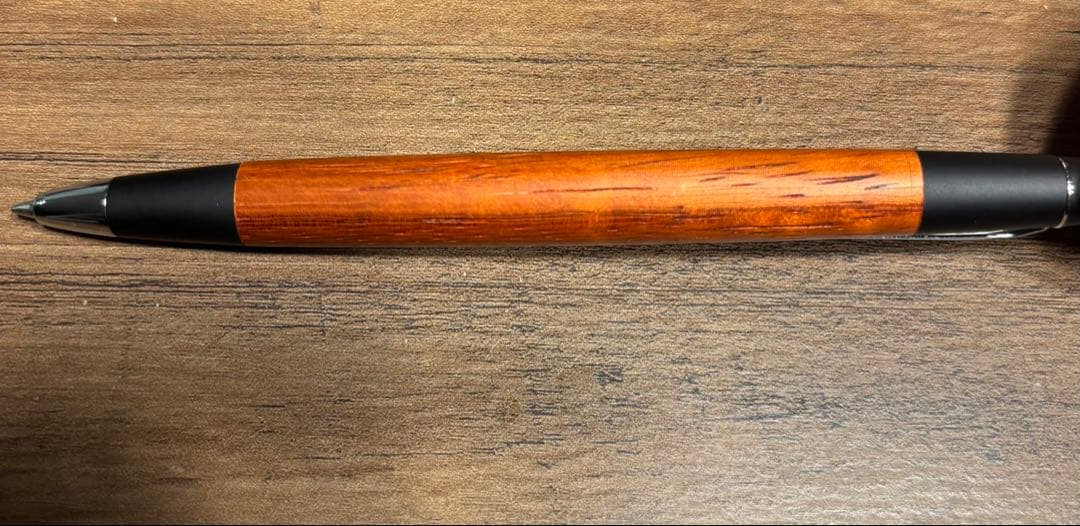 野原工芸　ボールペン　紅紫檀