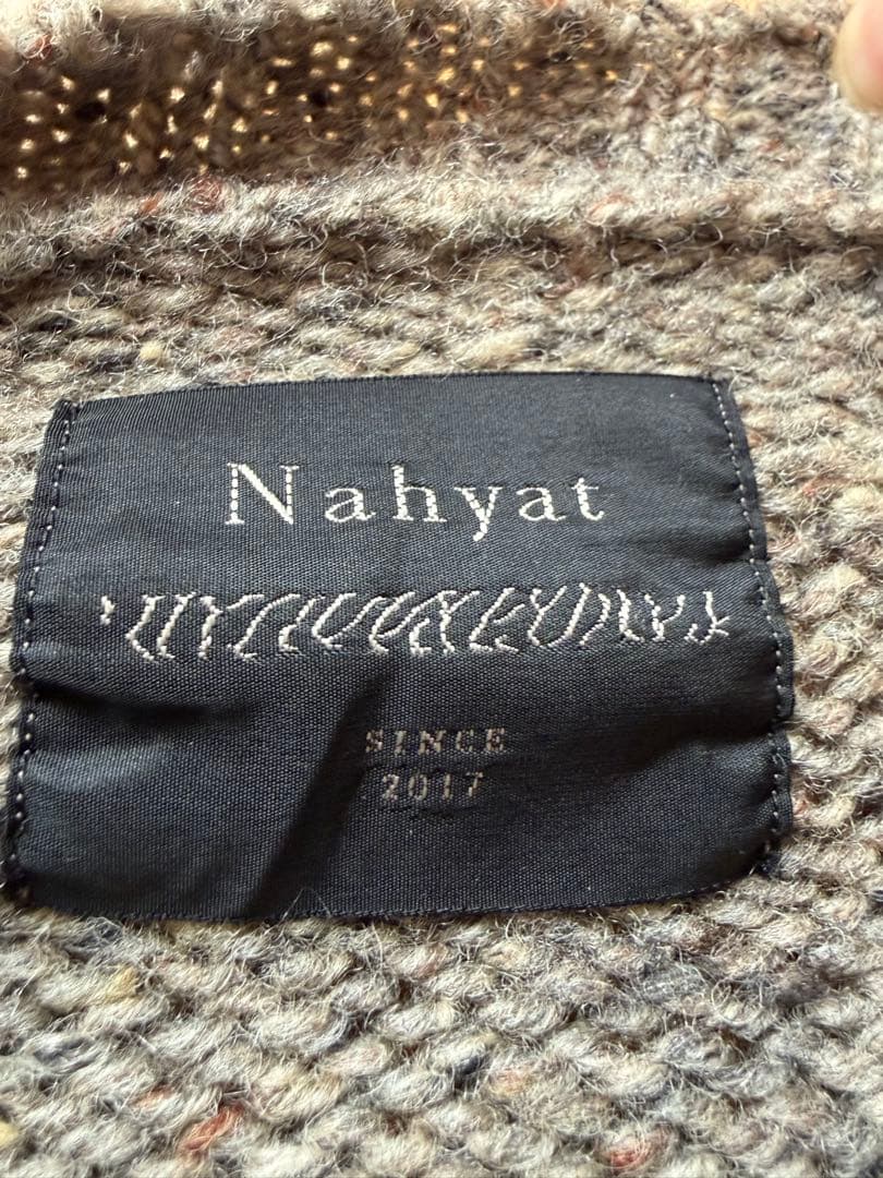 Nahyat ニット　セーター n-049 フレンチベージュ