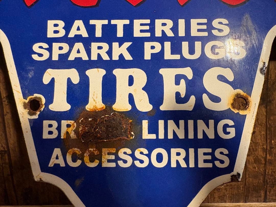 Firestone ヴィンテージ看板 50s〜60sアメリカ製