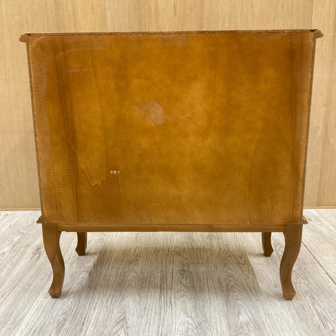 イタリア　象嵌　クラシック　3段チェスト ヨーロピアン 猫足