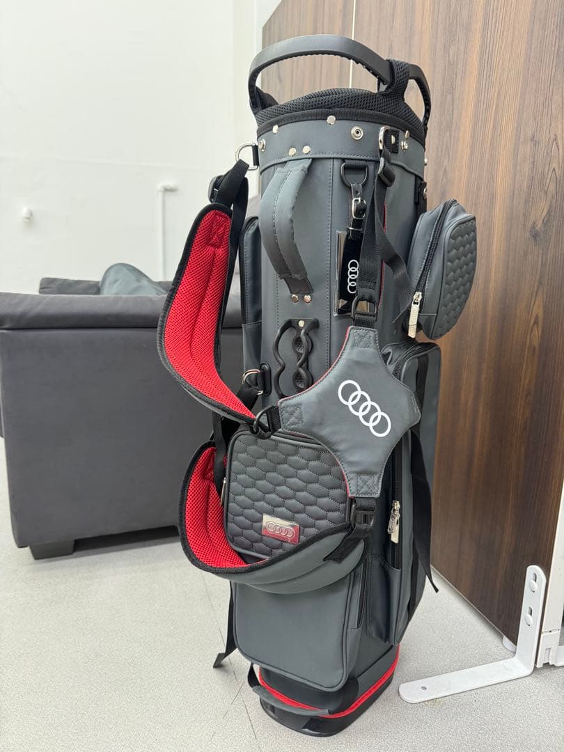 Audi ゴルフバッグ・キャディバッグ グレー