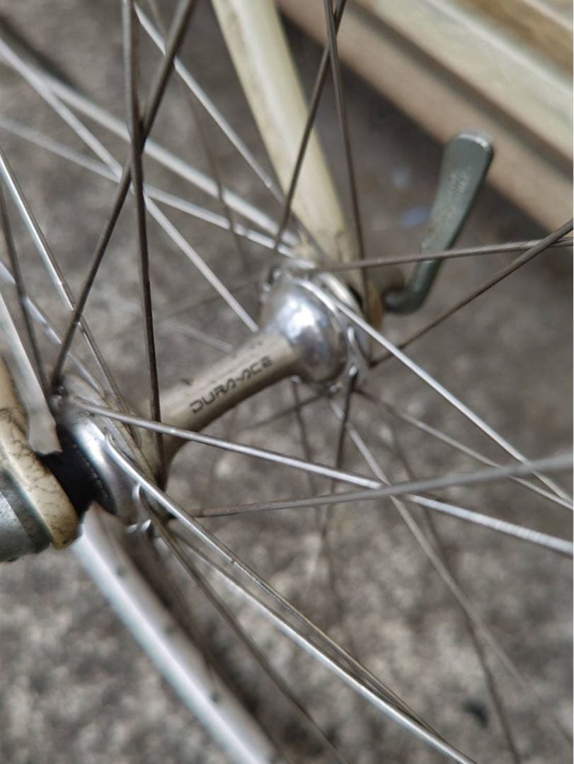 引取限定 中古 ビンテージ ブリヂストン ロードバイク 2×5変速 防犯登録込