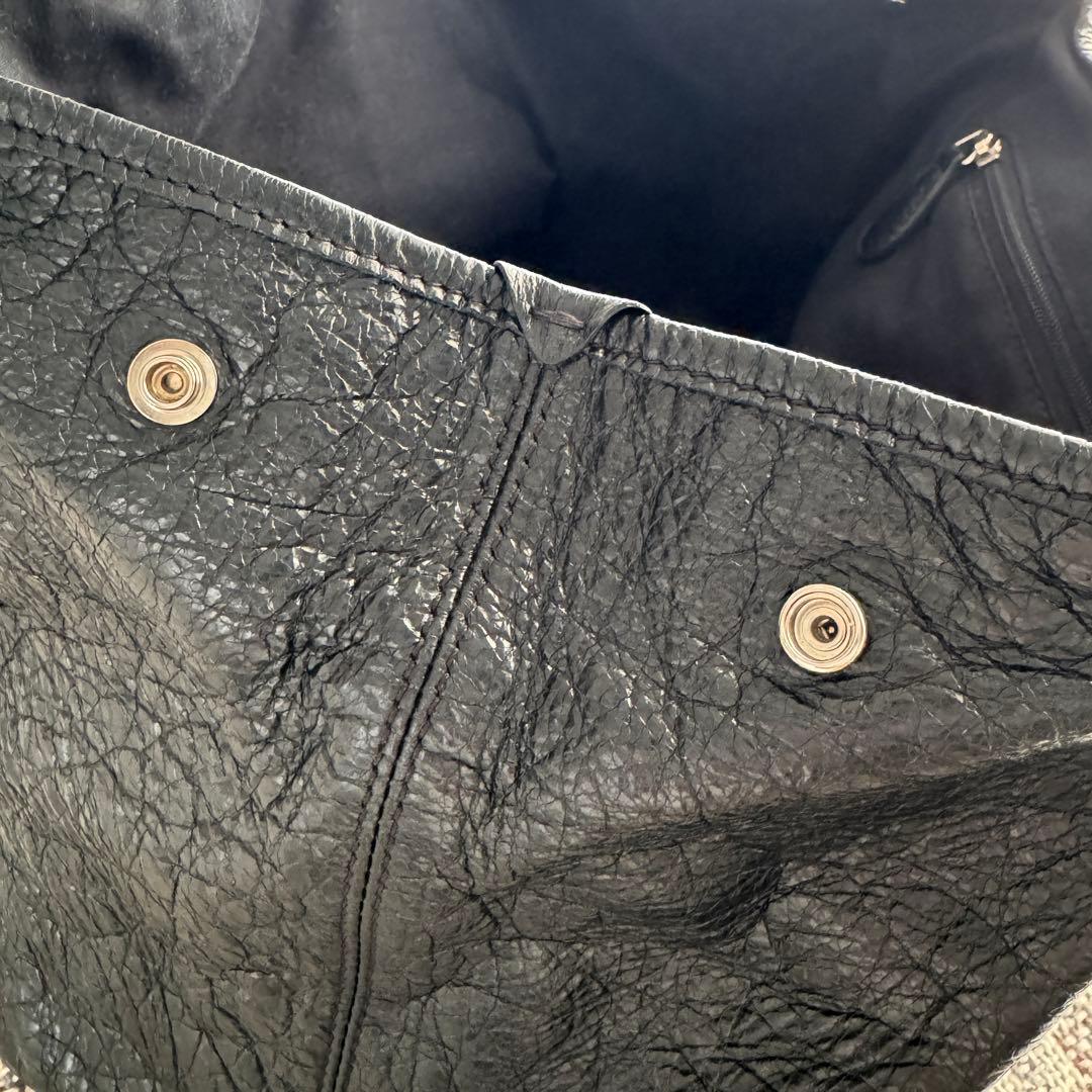 BALENCIAGA ネイビーカバス エクスクルーシブライン BLACK