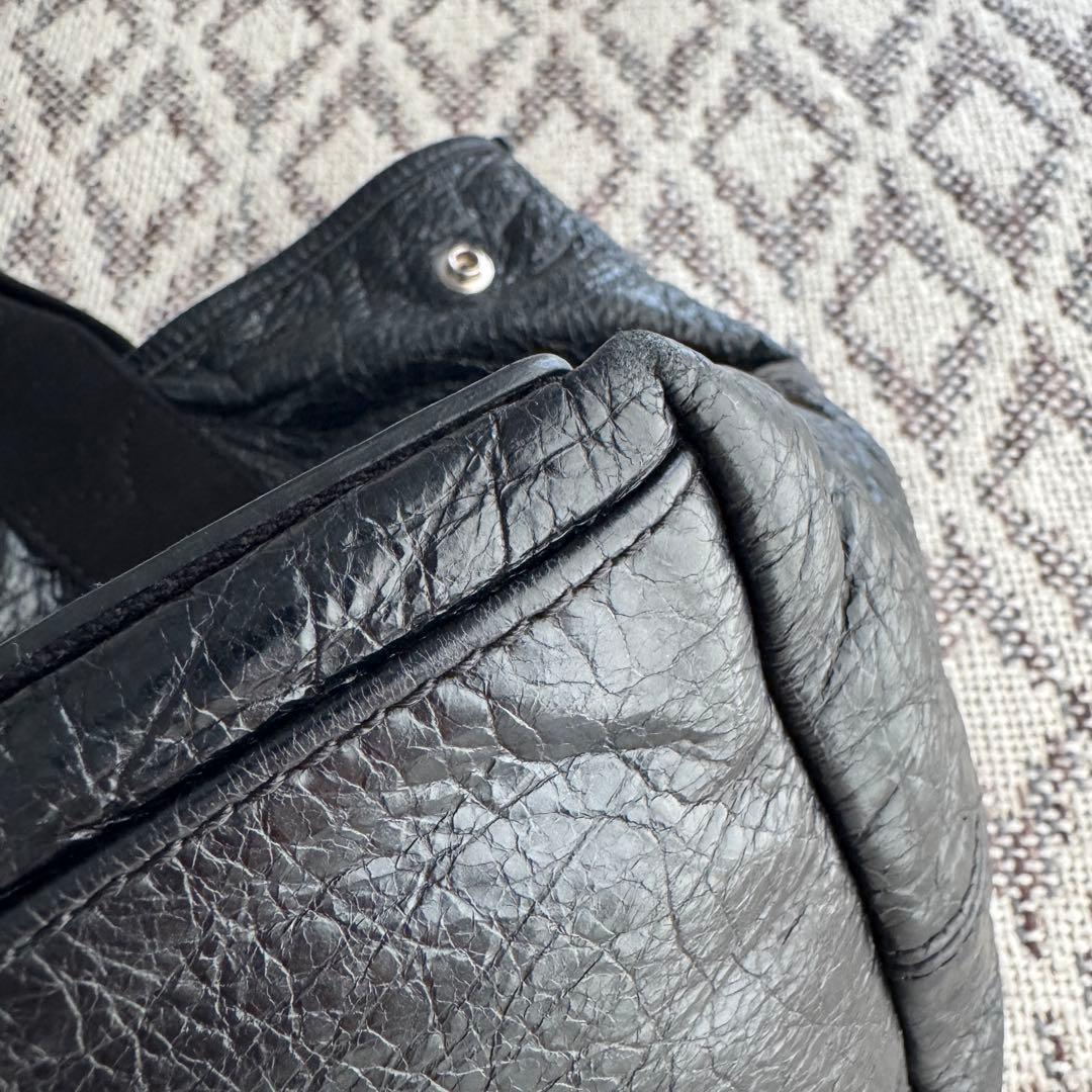 BALENCIAGA ネイビーカバス エクスクルーシブライン BLACK