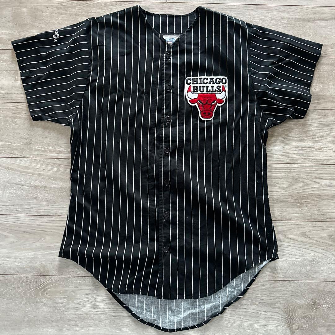 CHALK LINE シカゴブルズ ベースボールシャツ　L USA製 90s
