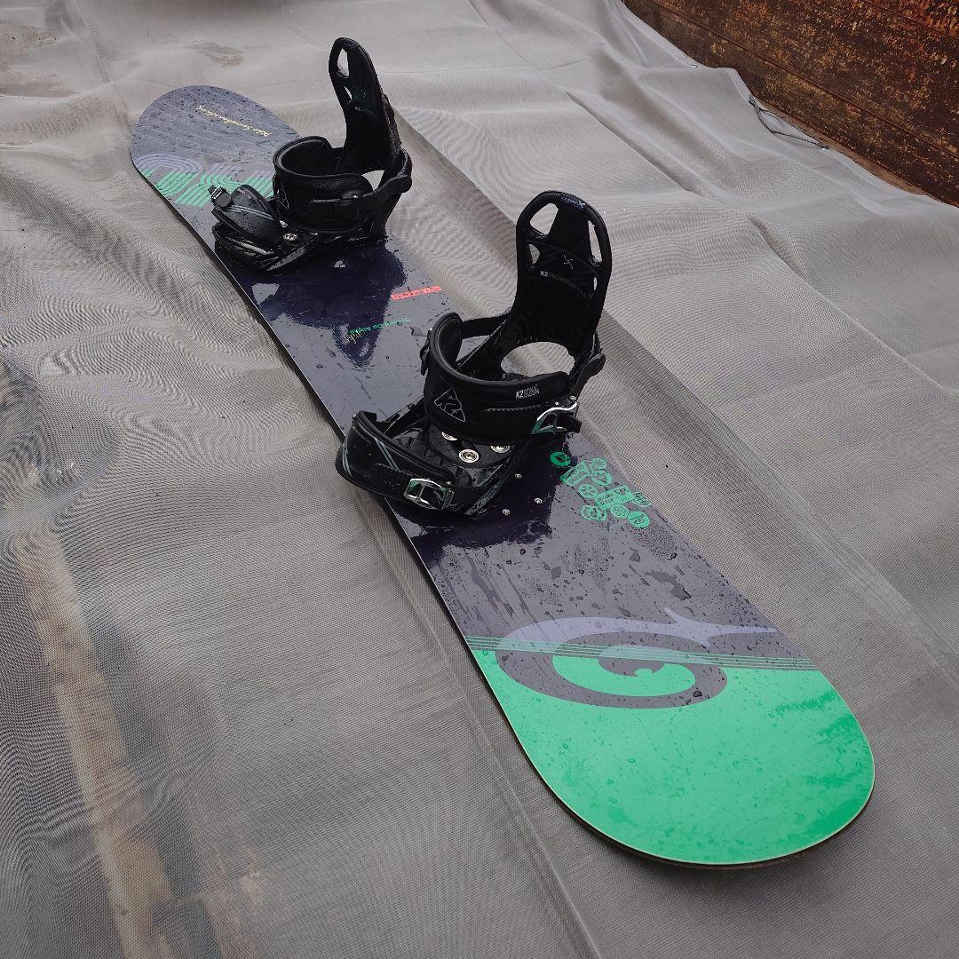 スノーボード グリーン ブラック