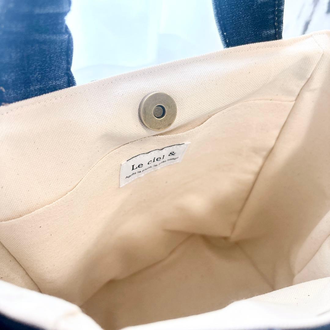 ち*こ様 コヤンイサムチョン　ハンドメイド　トートバッグ　ルミちゃん　デニム