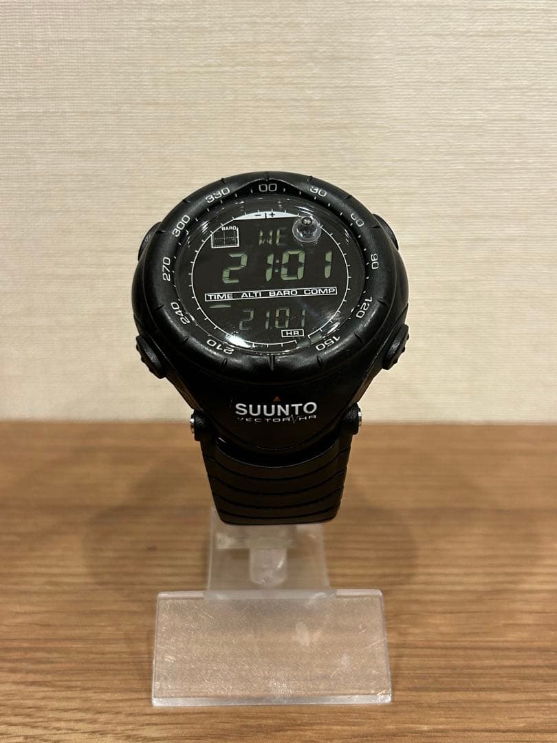 SUUNTO VECTOR HR 黒 スント ベクターコア レガッタ 腕時計