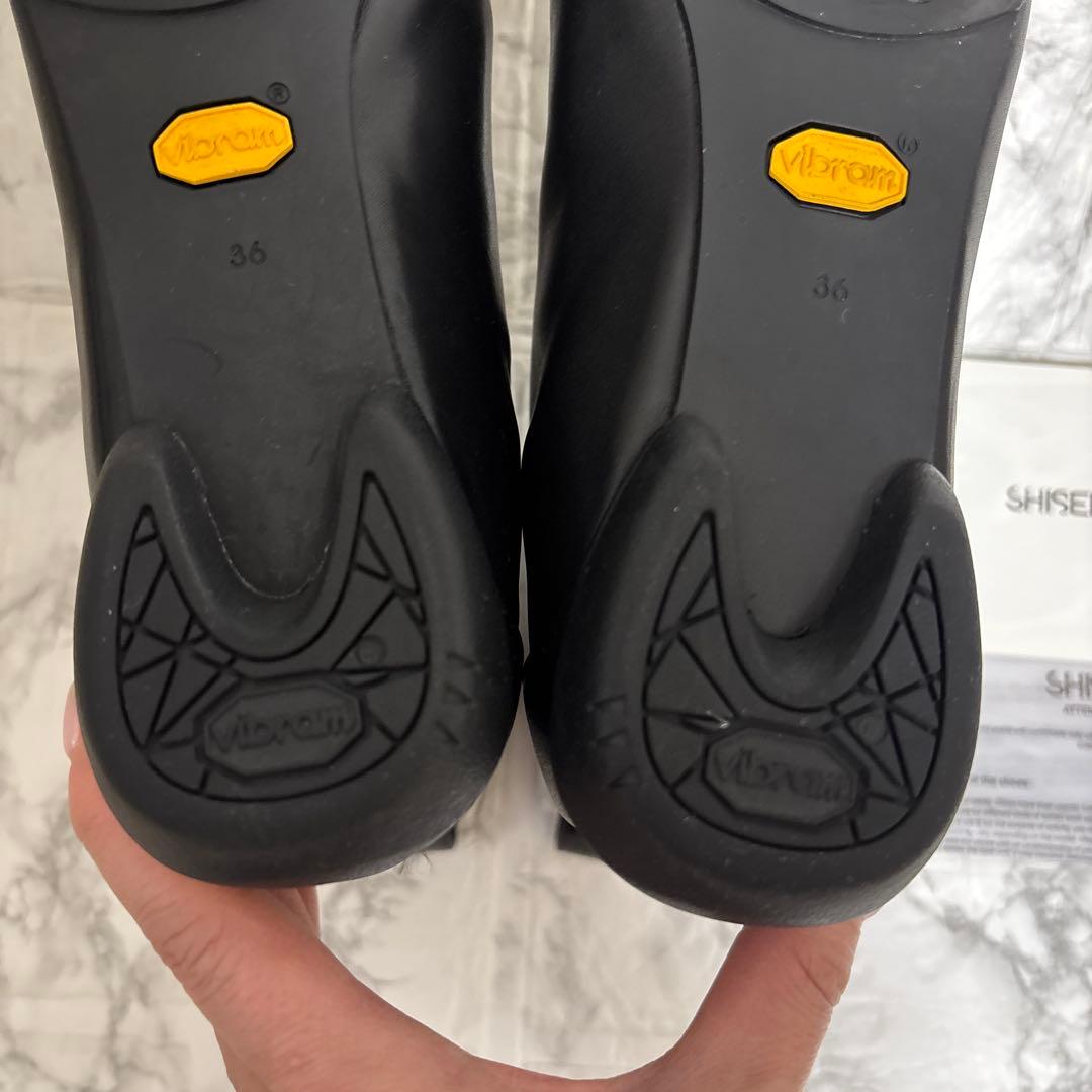 最終お値下げ！美品　SHISEI シーセイ23cmチゼルトゥアンクルブーツ