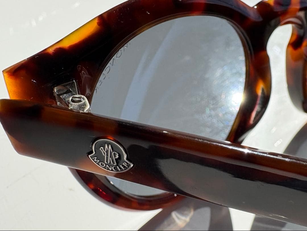 【キャラメル】 MONCLER モンクレールサングラス べっ甲柄