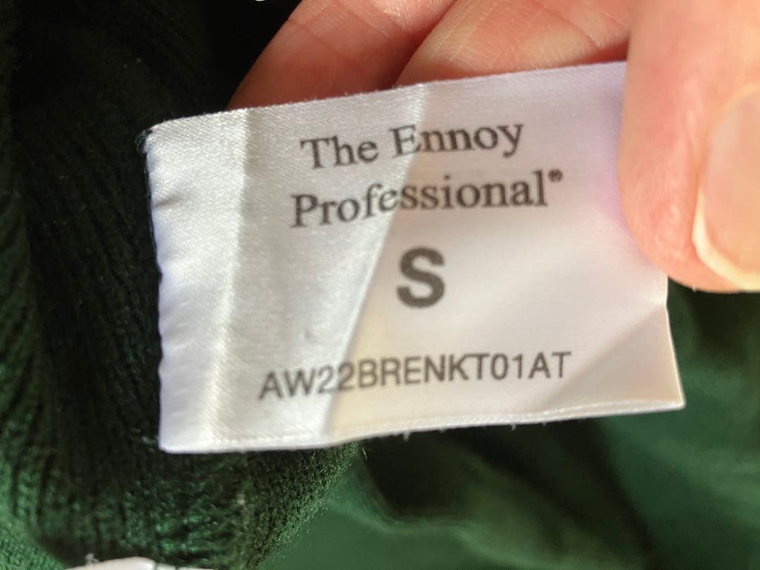 ENNOY ROUND NECK PULLOVER BOTTLE サイズS