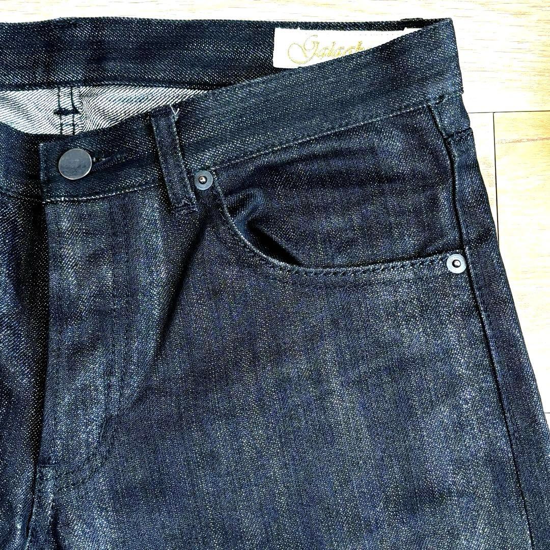 GalaabenD シャイニーブラックデニム Mサイズ