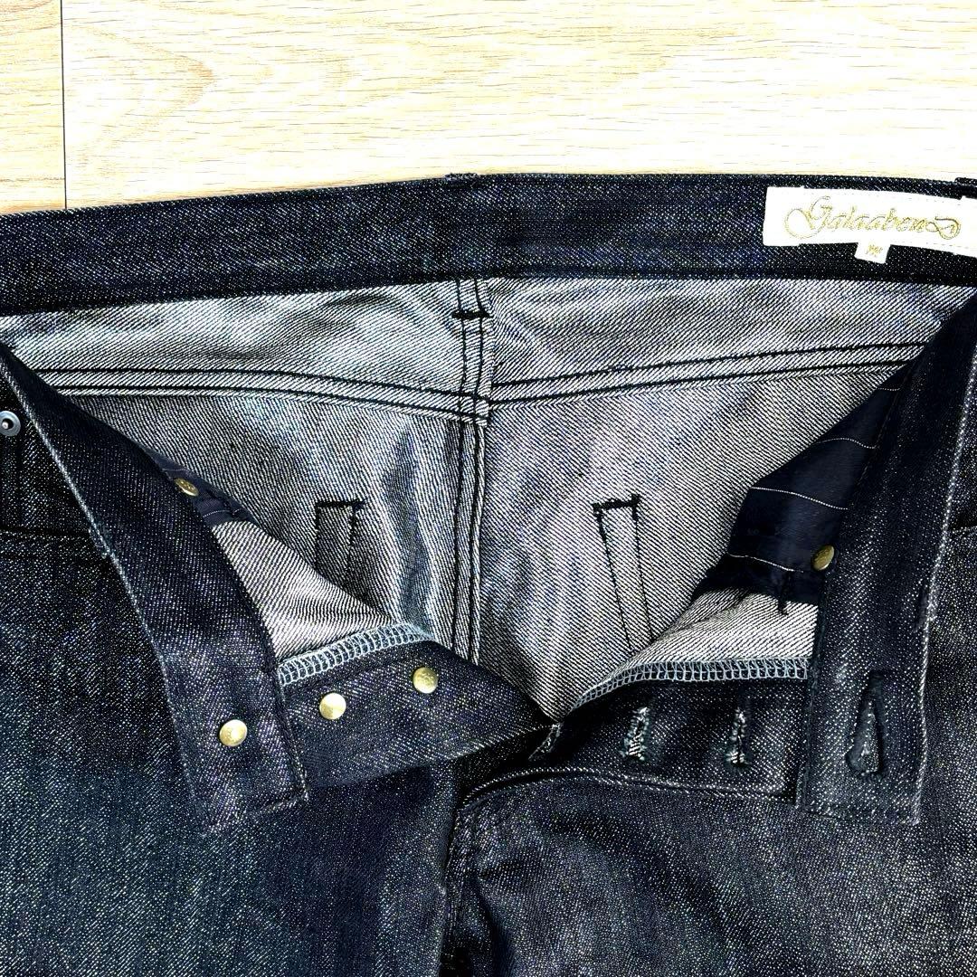 GalaabenD シャイニーブラックデニム Mサイズ