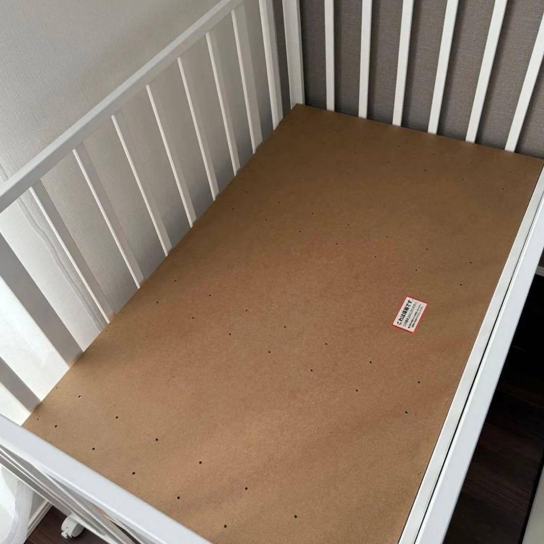 ヤトミ　ベビーベッド　オリーブ　レギュラーサイズ