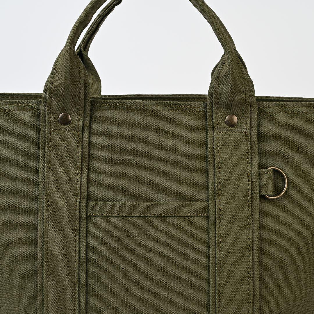 ハンドメイド 8号/11号×旧倉敷帆布×8番糸 スタンダードトート特大 付属品有