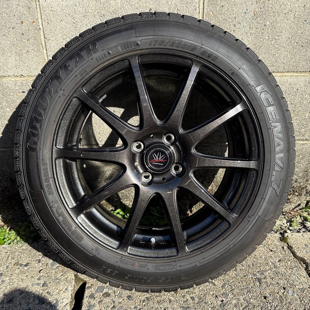 グッドイヤー アイスナビ7 175/60R16 スタッドレス・ホイールセット