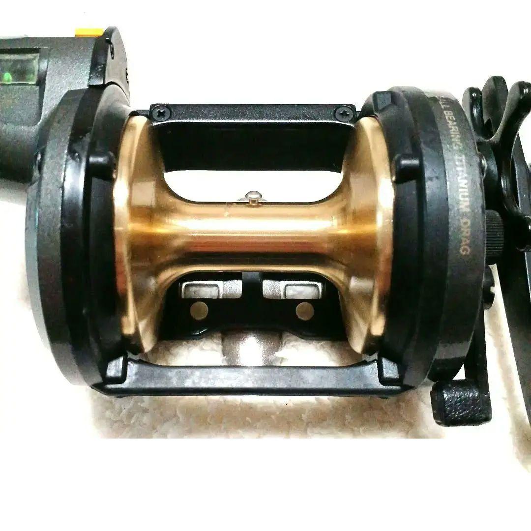 石鯛リール タナトル石鯛 4000 シマノ 新品ライン付 石鯛竿 和竿 小クエ