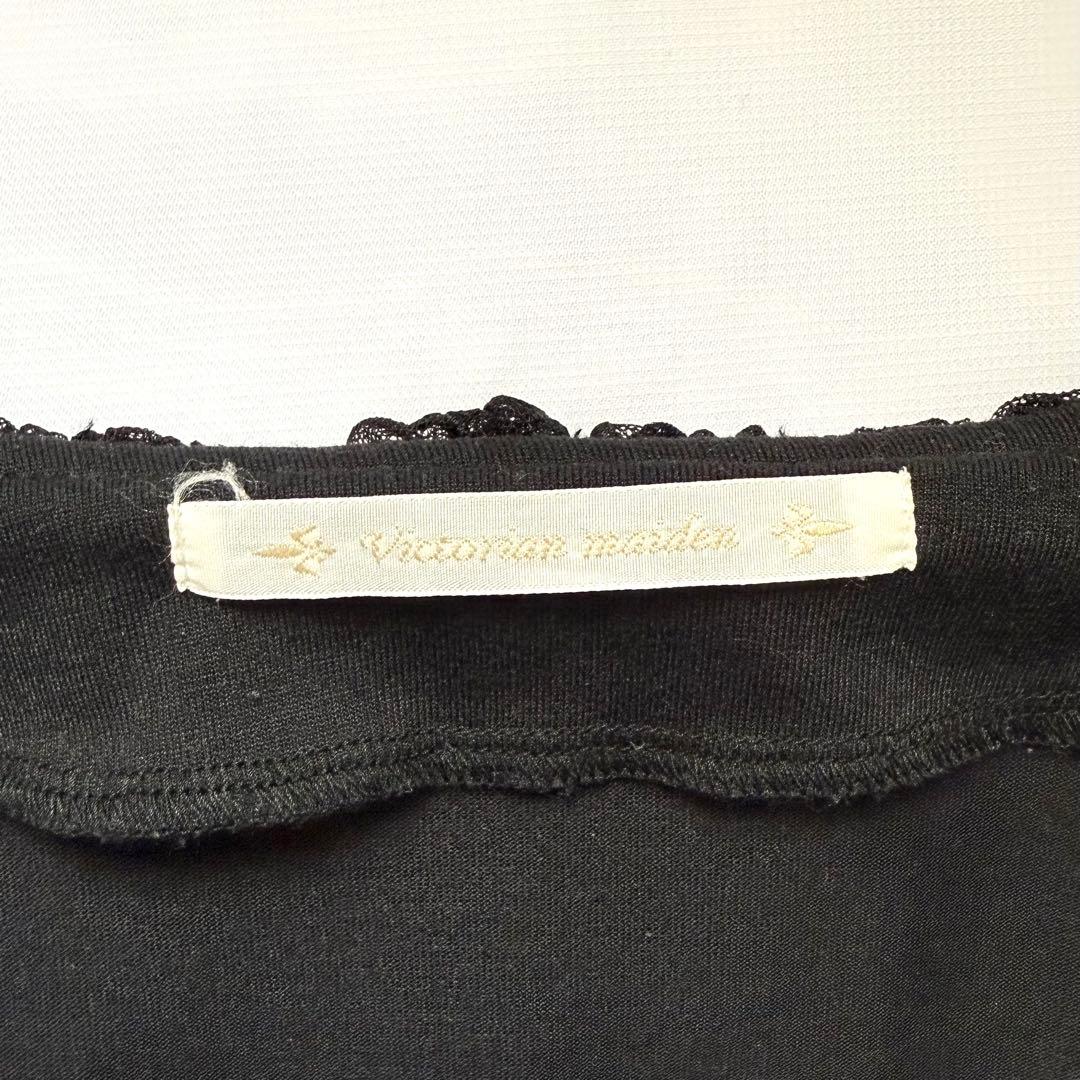 Victorian Maiden ローズレースカーディガン 黒