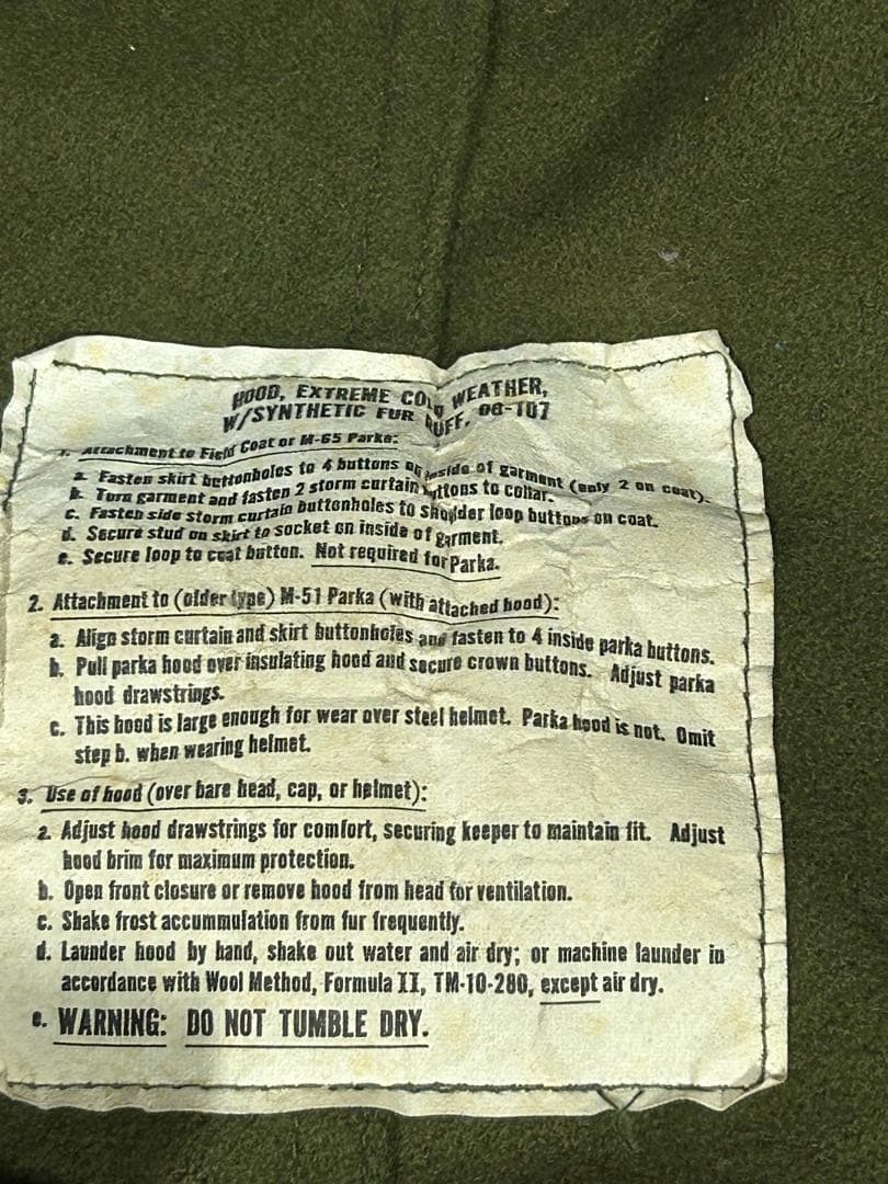 M65パーカー　Sサイズ　M65モッズコート M65フィッシュテールパーカー