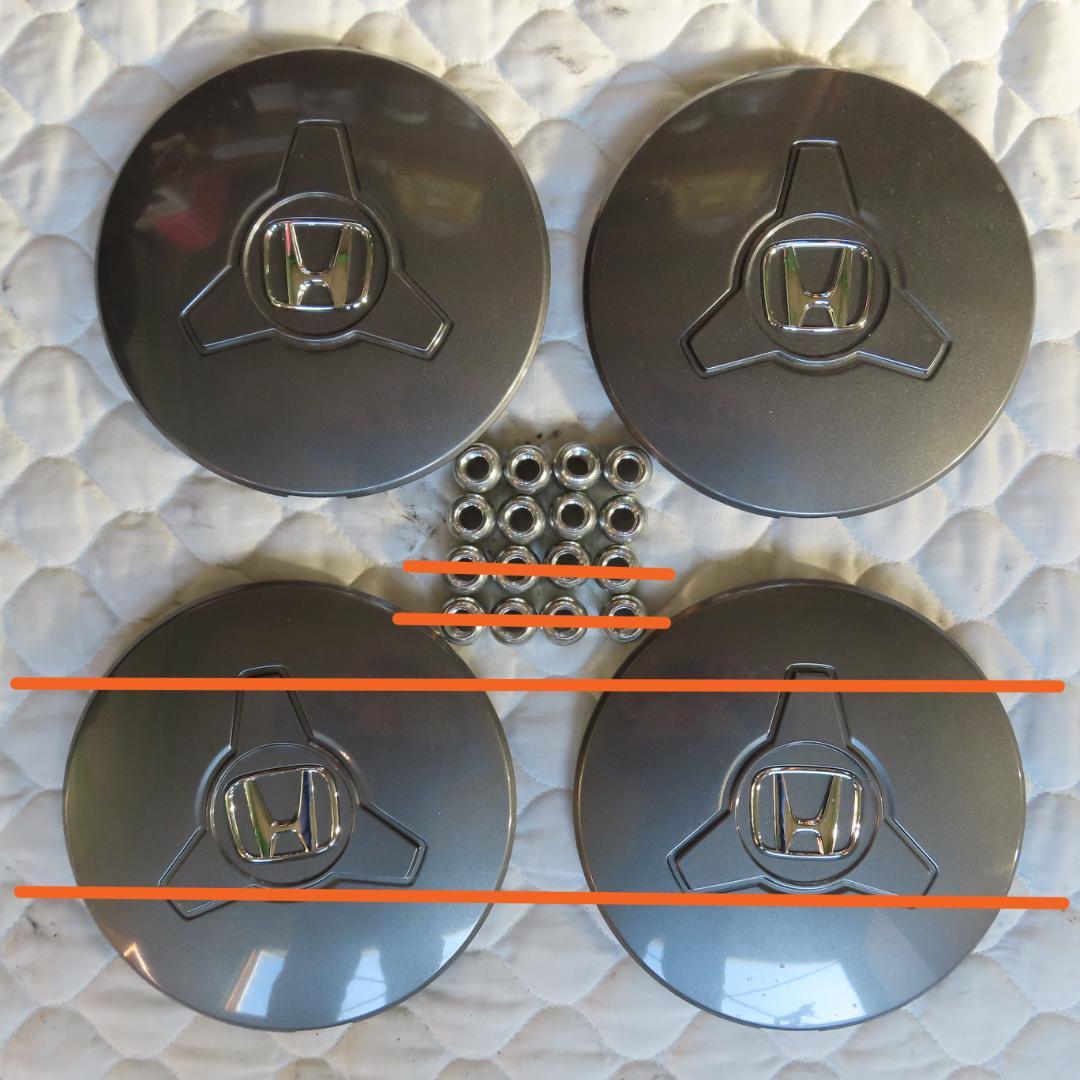 ホンダN-ONE e: 純正14インチタイヤ、ホイール、キャップ 新車外し①