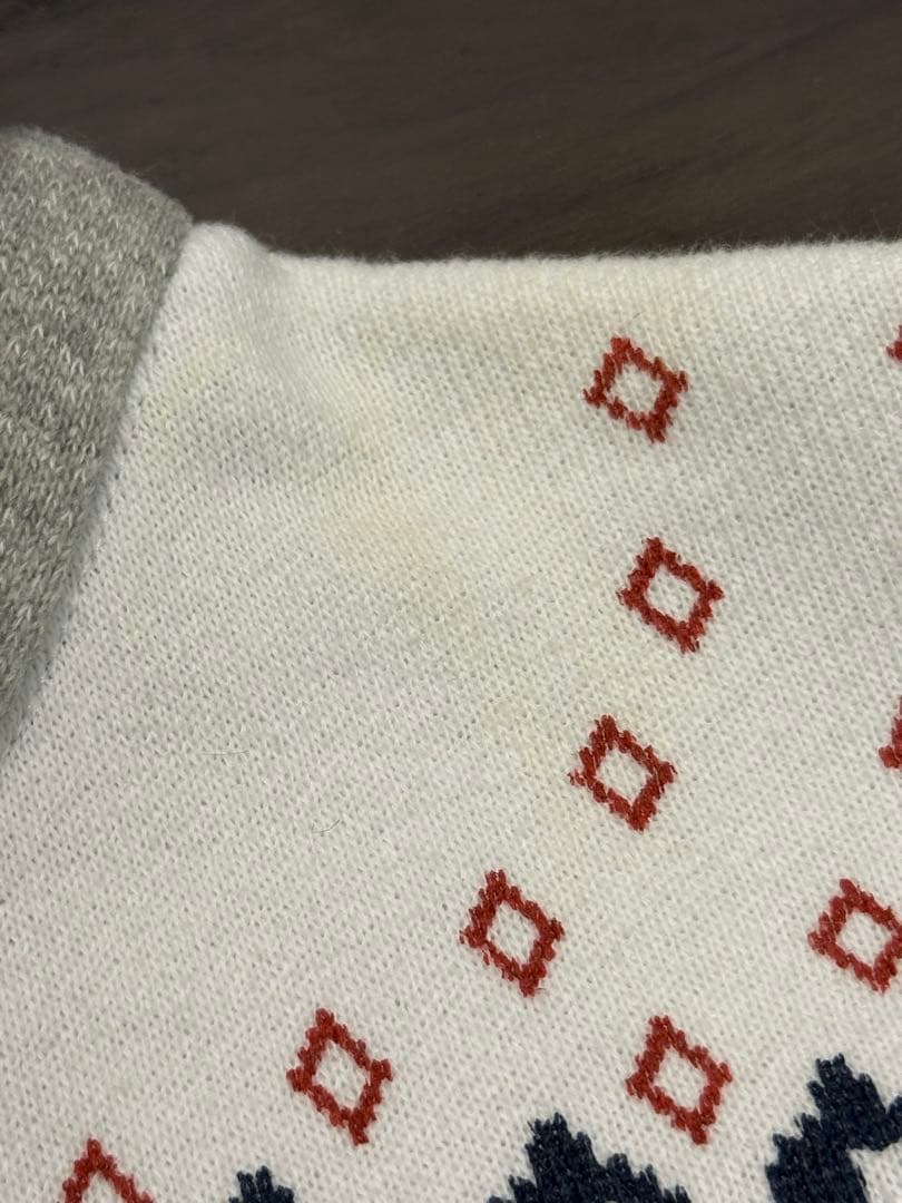 50s~ Sportswear 雪柄 XL ハーフジップ スウェット　ビンテージ