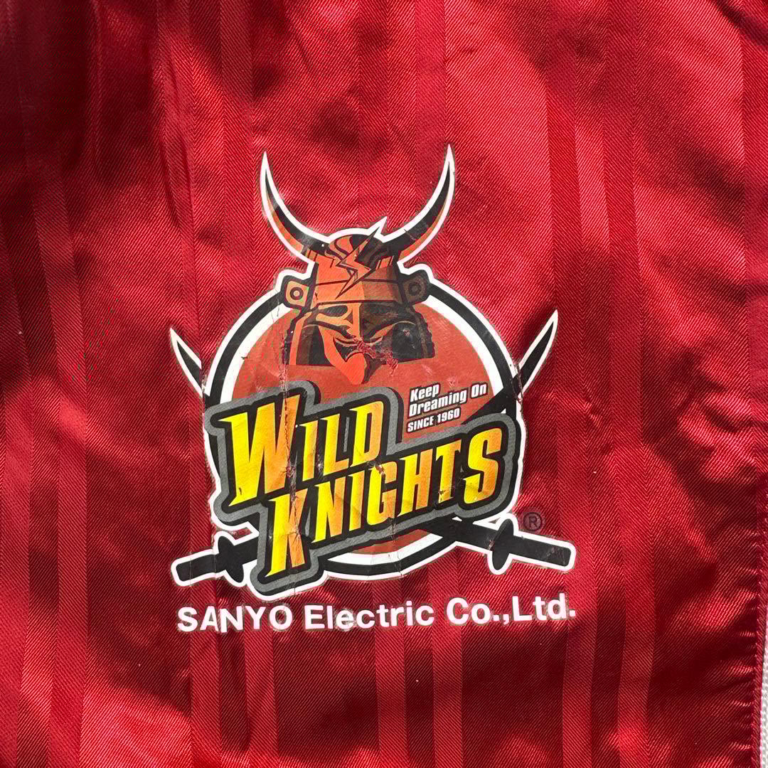 asics 三洋電機ワイルドナイツ ウインドブレーカー サイズXO