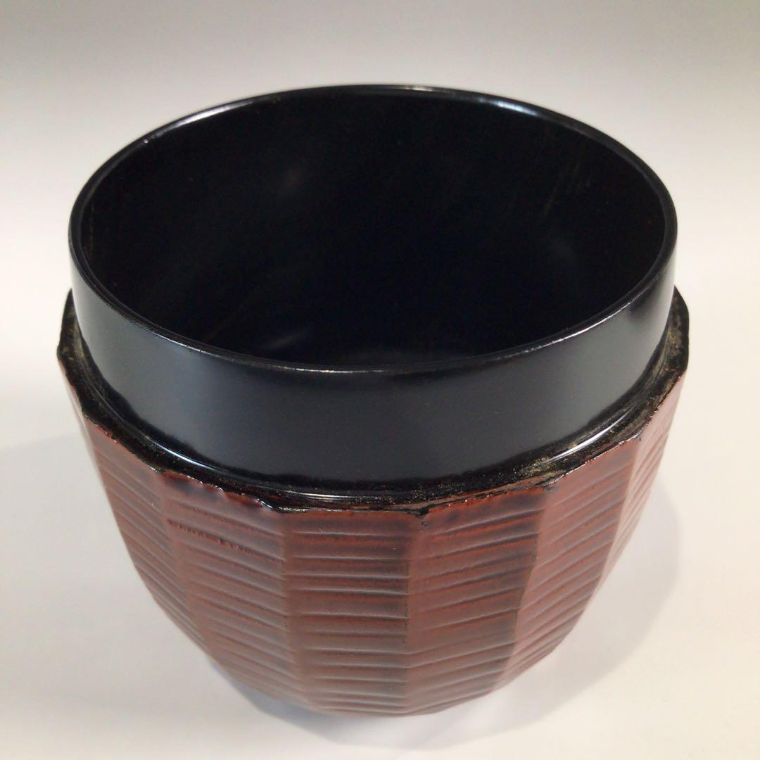 Ｐ４５０　棗　『岡本陽斎作』『又妙斉好』『老松蒔絵』『折撓中棗』　共箱　茶道具