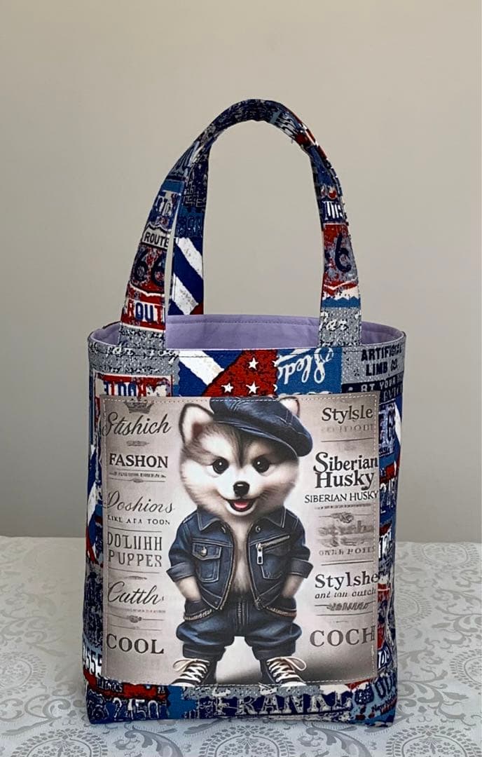 みい　ポメちゃん　トートバッグ　小物入れ