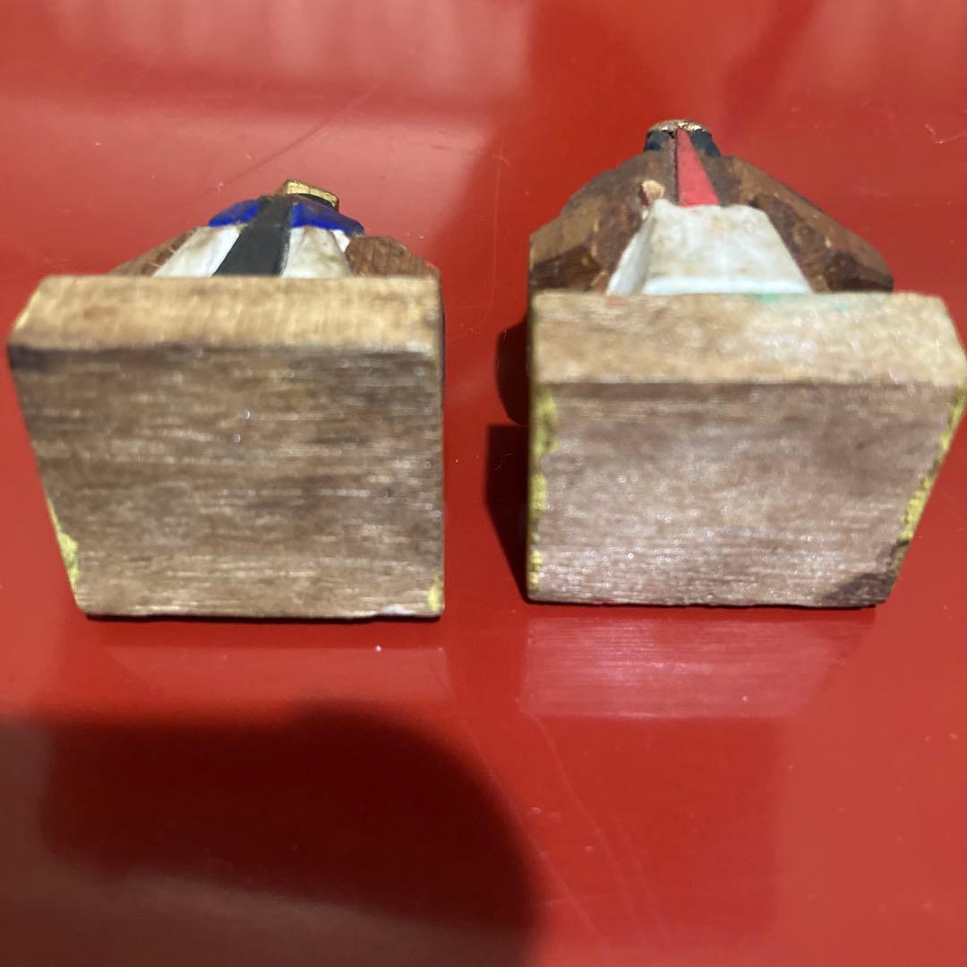 雛人形　一刀彫