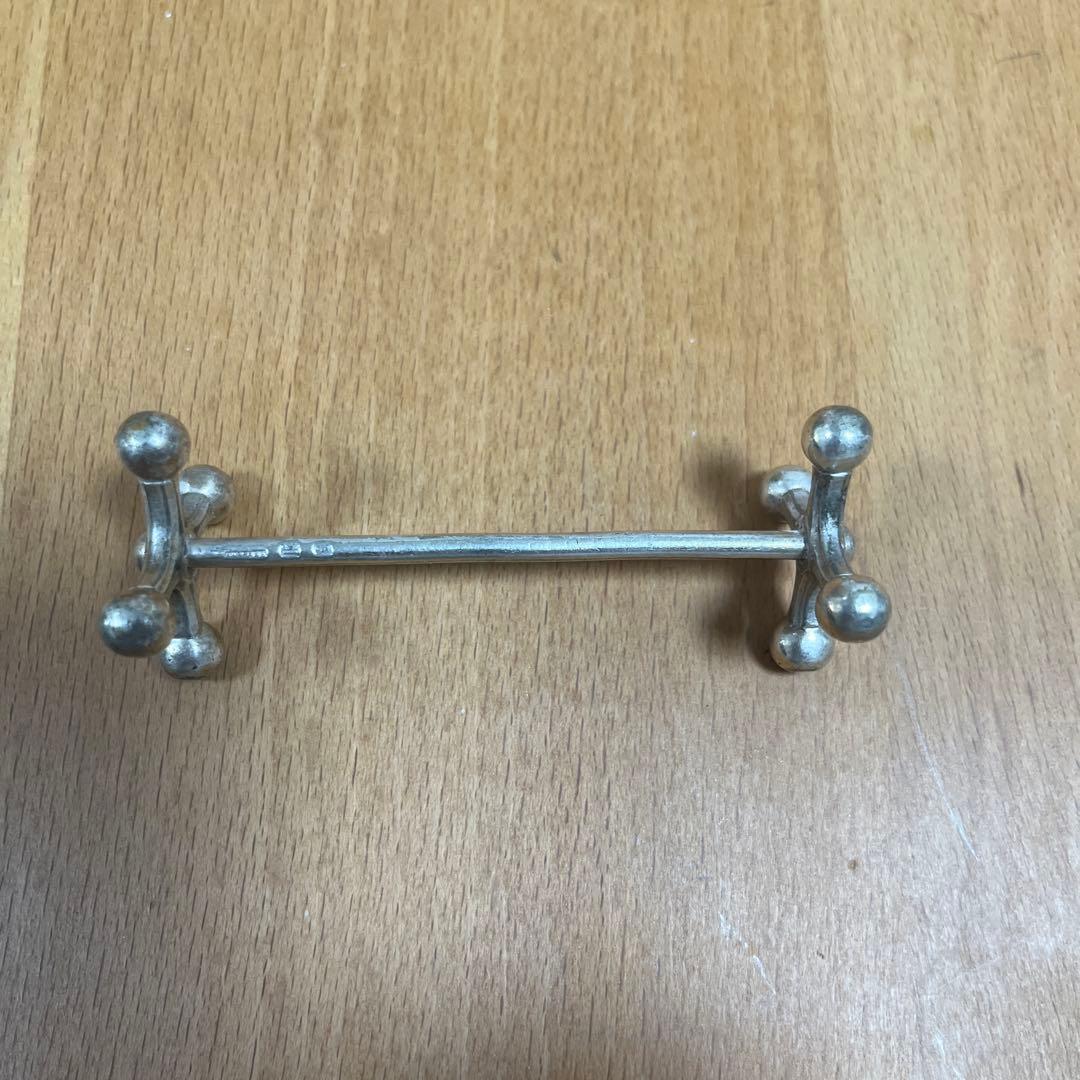 Halphen クリストフル　銀製骨型カトラリーレスト ナイフレスト