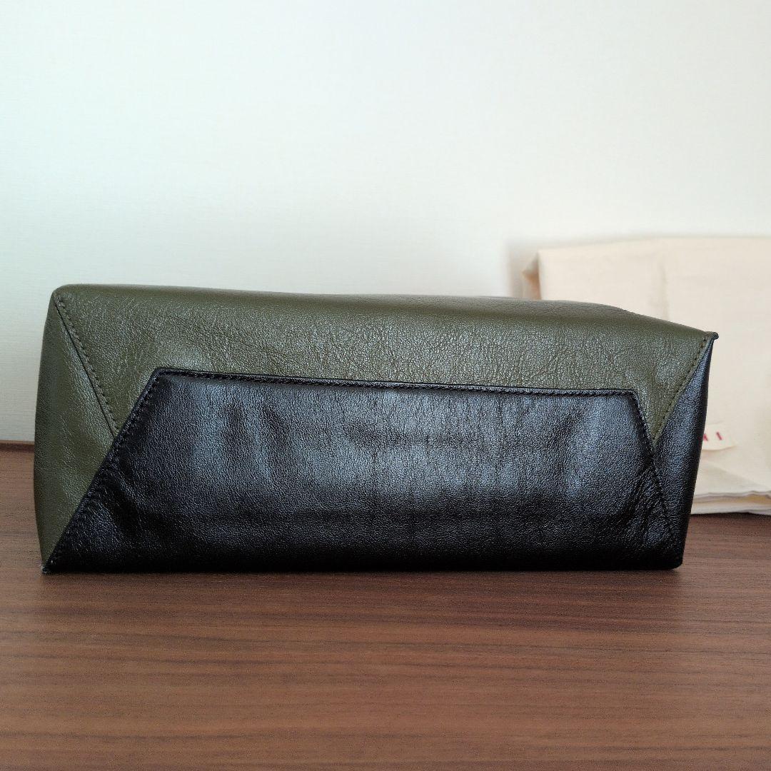 マルニミュゼオソフト2WAY革トートブラック