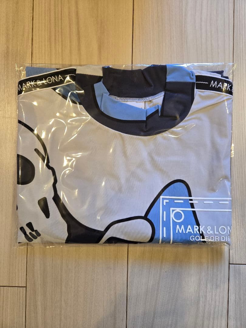 新品未使用 MARK&LONA モックネックTシャツ 48 L オーバーサイズ