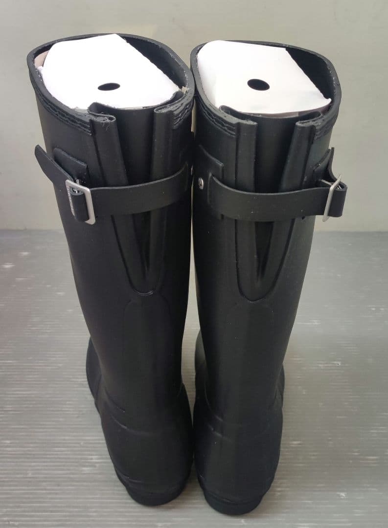 HUNTER ブラック 長靴 バックル付き 箱付き